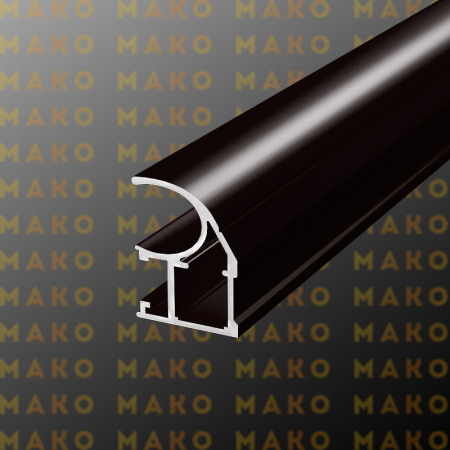 Профиль вертикальный асимметричный MS120 Коньяк (A07)